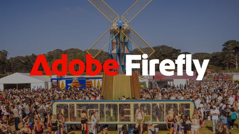 Adobe Firefly at Outside Lands